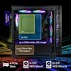Computer Upgrade King Continuum Micro V2 mATX Infinity Mirror Gaming PC Tower Case w/ 6 Pre-Installed ARGB PWM Fans, Dual Mode Control (Mobo + Remote), ATX PSU Ready, 347mm GPU Space