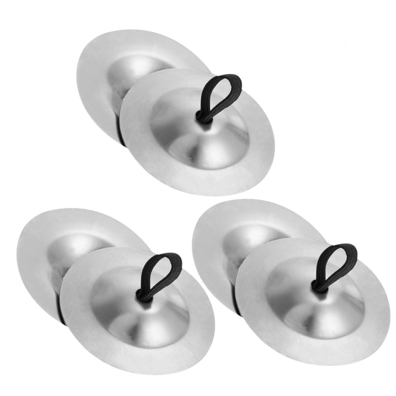 HEMOTON 3sets Percussion Cymbal Zills Perfect for Ball Parties and Children's Fun 6pcs*3