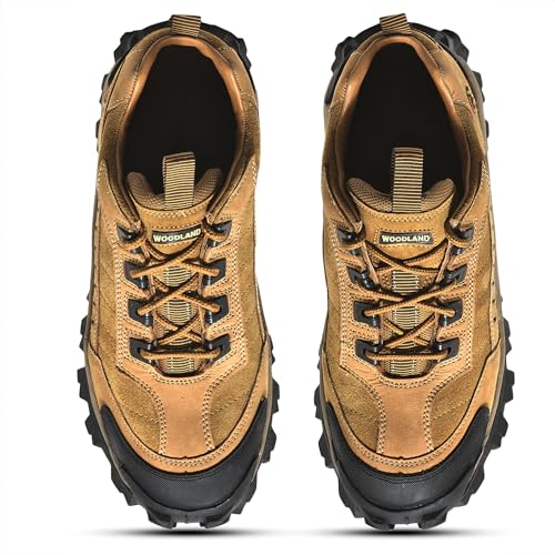 Image of Woodland Men Khaki Casual Shoes