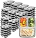 Meal Prep Containers 3 Compartment [45 Pack] - Food Prep Containers Bento Box BPA-Free Food Storage Containers with lids - Lunch Containers Food Containers - Reusable Meal Prep Containers Reusable