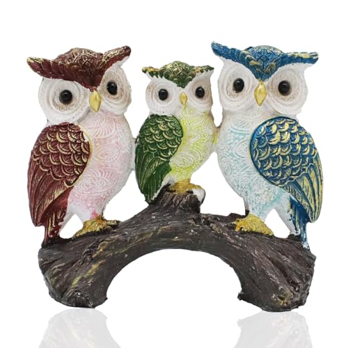 Irayin Eulen Deko Figure, Eulen Statue, Eule Geschenke für Frauen,...