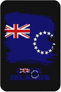 Vintage Cook Islands Flag Refrigerator Magnet Strong Magnetic Acrylic Decorative for Kitchen Fridge Dishwasher Notes Photos Schedules Office School Locker Cabinet