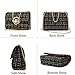 DFJXXX Women Tweed Small Shoulder Bag Handbag and Purse Fashion Ladies Chain Quilted Crossbody Bag Evening Bag Clutch (black)