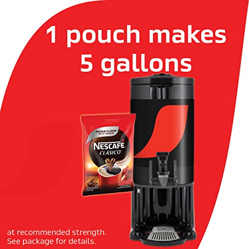 Nescafe Clasico Dark Roast Instant Coffee, 8 oz Pouch