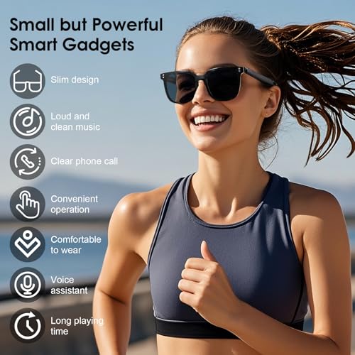 Gafas inteligentes Bluetooth música llamadas protección UV LWDM10 Pro A 4