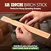 Henry Bukke's Best Birch Paint Sticks, 100 Bulk Pack, 12 Inch – Clean & Smooth for Automotive, Industrial, Beauty, Art & Craft Projects, Made in USA #1