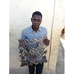 Flowers Metal Wall Decor, Nature Inspired Hummingbird, Handmade in Haiti Fair Trade Wall Plaque 16 x 16.5 Inches (Bird Sanctuary) Flowers Metal Wall Decor Nature Inspired Hummingbird Handmade in Haiti Fair Trade Wall Plaque 16 x 165 Inches Bird Sanctuary