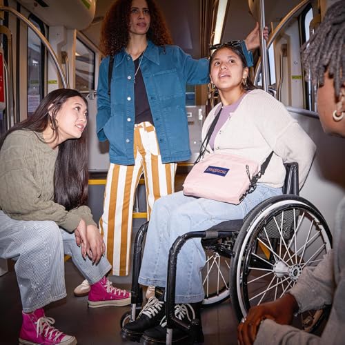 JanSport Central Adaptive Accessory Bag for Wheelchairs, Red Hippie Days - image 3