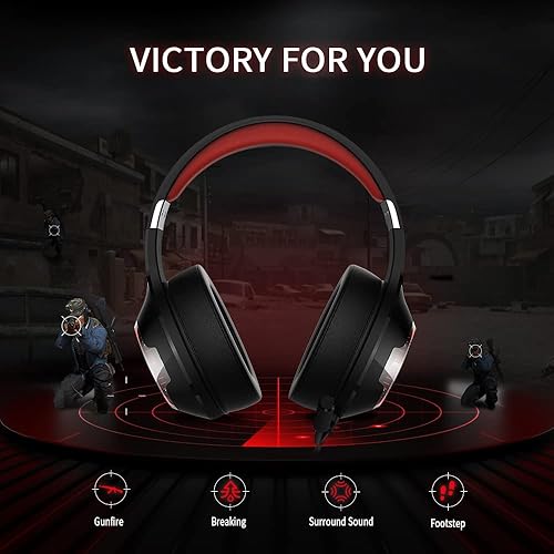 Miniatura 3 de HECATE by Edifier G33 - Auriculares USB para juegos sonido envolvente 71 auriculares sobre la oreja con micrófono desmontable con cancelación de