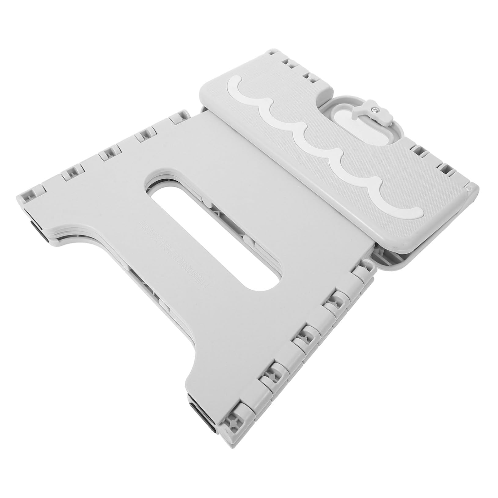 HOLIDYOYO Minimalist Design Portable Stool Folding Step Stool Anti-Slip Pad for Home Bathroom and Shower