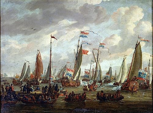 Impression d'art Le tsar Pierre Ier par Abraham Storck - Toile premium décoration 60x90cm