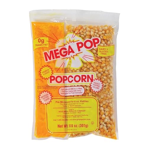 Perfectware - Popcorn 8Oz -6Ct 8Oz Popcorn Portion Packs- (Box Of 6 Portion Packs) #TOP12