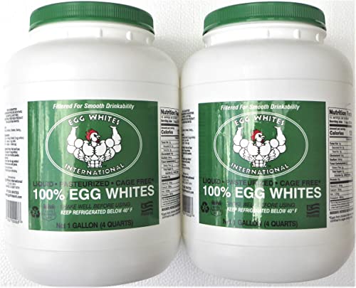 Egg Whites International 100% Pure Liquid Egg Whites Now 100% Cage Free (2 Gallons) #TOP4