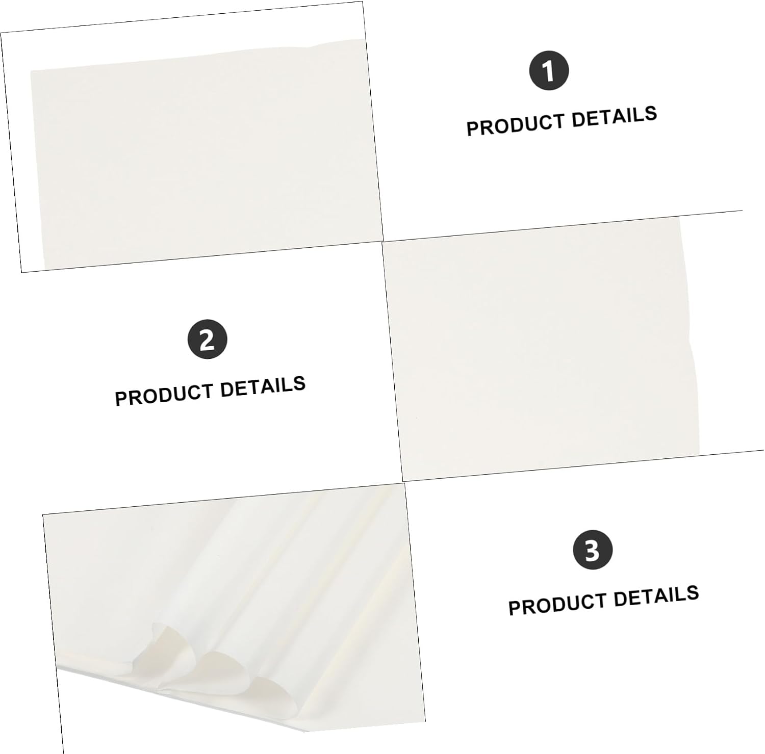 COOLHIYA 100Pcs Thickened Rice Calligraphy Practice Paper Multi-Function Xuan Drawing for Chinese Brush Writing and Painting Art Supplies