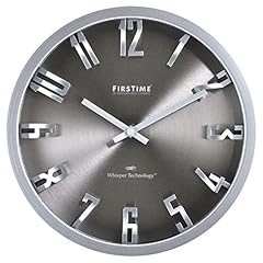 Firs Time & Co.® Steel Dimension Wall Clock, American Crafted, Silver, 10 x 2 x 10 Firs Time & Co.® Steel Dimension Wall Clock, American Crafted, Silver, 10 x 2 x 10 product image