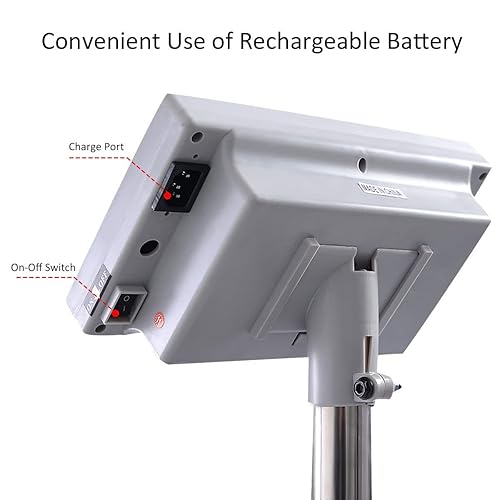 Miniatura 5 de LHONE Báscula digital de computación de peso de 660 libras, báscula de plataforma de suelo LED LBKG, precio de plataforma industrial, pantalla de