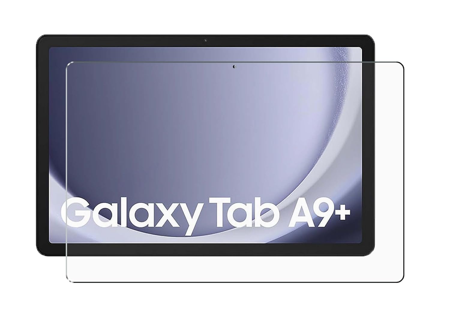 Muzz Tempered Glass Screen Protector for Samsung Galaxy Tab A9 Plus/+ 11 inch, Anti-Scratch, Smudge Proof, HD Clear