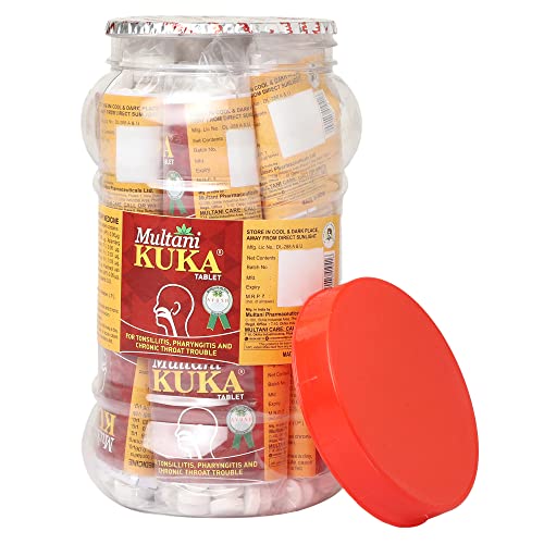 Image of Multani Kuka Tablet | Useful In Tonsillitis, Pharyngitis & Chronic Throat Trouble | Natural & Ayurvedic | Get Relief From Tonsils & Swollen Issues | 1000 Tablets