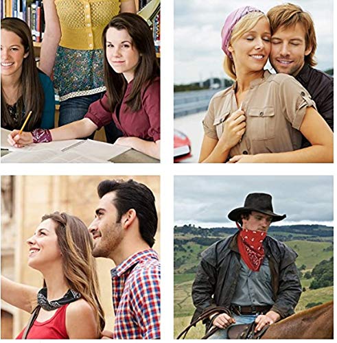 BISMAADH Unisex Cotton Paisley Printed Cowboy Bandanas (Baby Pink) - Image 5 thumbnail