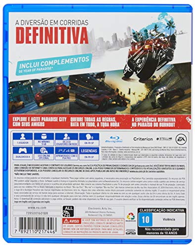 Burnout Paradise Remastered Br, PlayStation 4