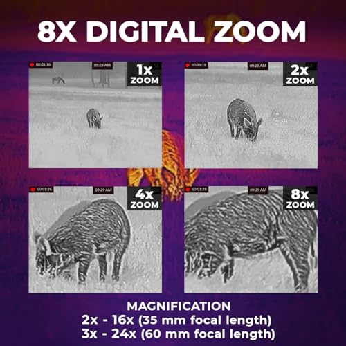 AGM Global Vision Clarion 640 Dual FOV (35/60) Thermal Imaging Rifle Scope 20mK 640x512 (50 Hz) Dual Base Mag Advanced Thermal Scope with Versatile Magnification Options