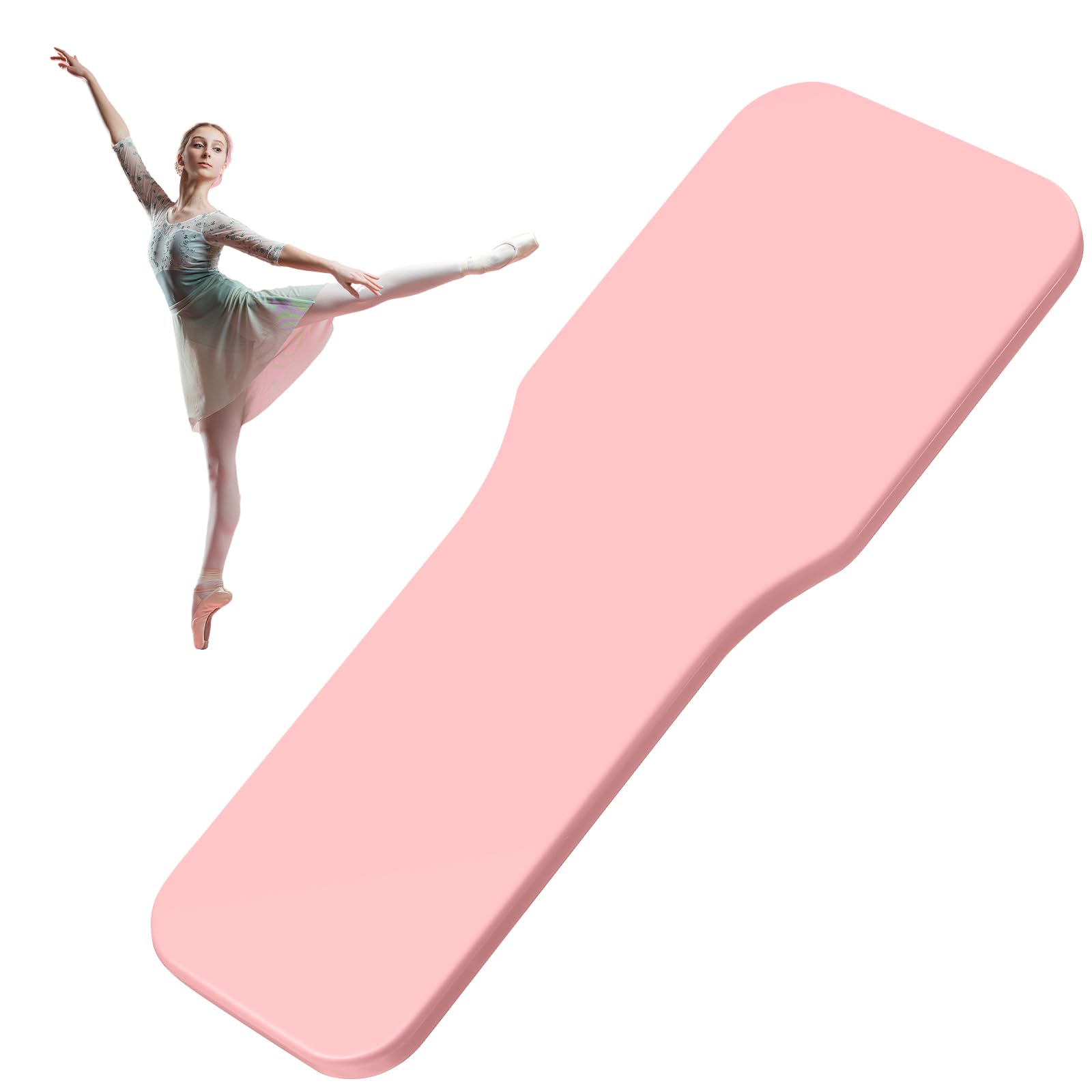 Seenelling Ice Skating Spinner 10 x 4 x 0.6 Inch, Pure Color, Dusty Pink