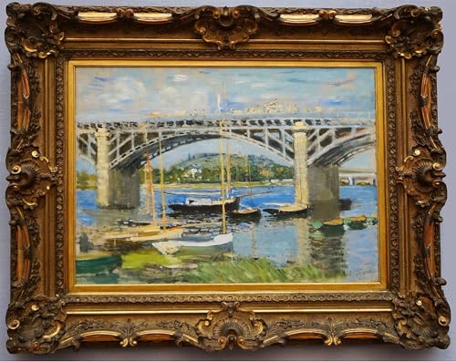 Tableau Toile Claude Monet pour la décoration murale du salon de style contemporain