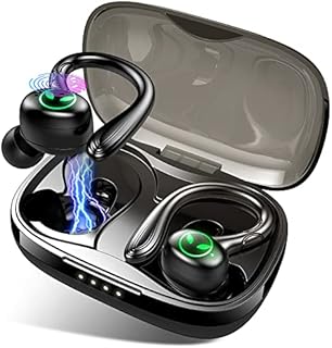 Wireless Headphones, Wireless Earbud Bluetoth with Mic, Bluetoth Earphones True Wireless Stereo Headphones in-Ear Built in Mic, IP7 Waterproof Sport Wireless Earphones, Touch Control, USB-C Charge