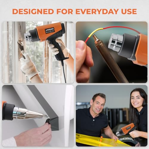 LCD Heat Gun 2000W,Heavy Duty Industrial Hot Air Gun,Adjustable Temp 50-650℃, 2 Heating Modes,1.5S Fast, Overload Protection,Paint Stripping Wood,Shrinking,Bending PVC Pipe-2 Meter Long Cord 6 LCD Heat Gun 2000W,Heavy Duty Industrial Hot Air Gun,Adjustable Temp 50-650℃, 2 Heating Modes,1.5S Fast, Overload Protection,Paint Stripping Wood,Shrinking,Bending PVC Pipe-2 Meter Long Cord - Image 6