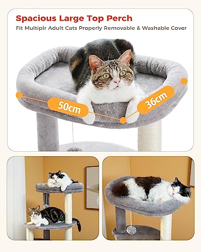 Árbol para gatos PETEPELA 61 pulgadas con postes para rascar miniatura 2