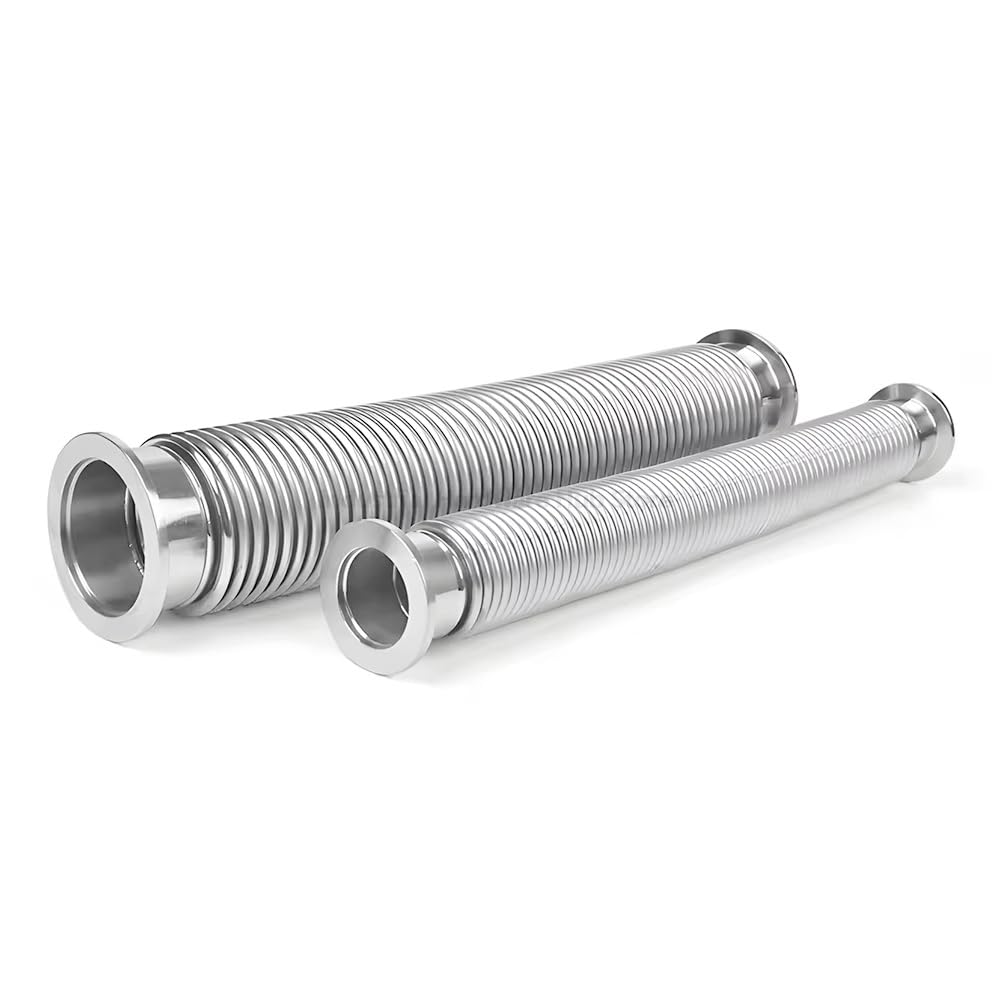 Flexibler Vakuumbalg Aus SS304-Edelstahl, KF16-Schnittstelle, 0,15 MM Dick, Außendurchmesser 26 MM, Spannfutter Außendurchmesser 30 MM, HMeliumleck Erkannt(150mm)