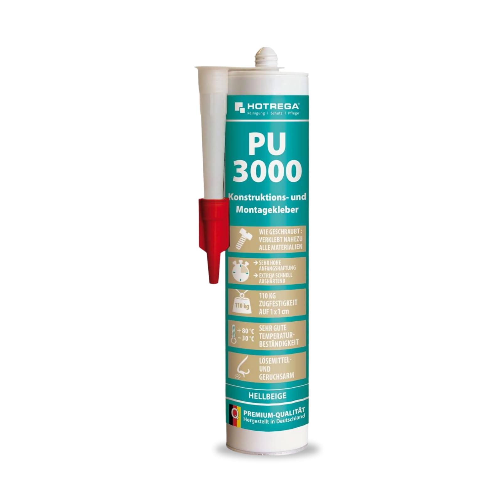 HOTREGA Montagekleber PU 3000 310 ml hellbeige