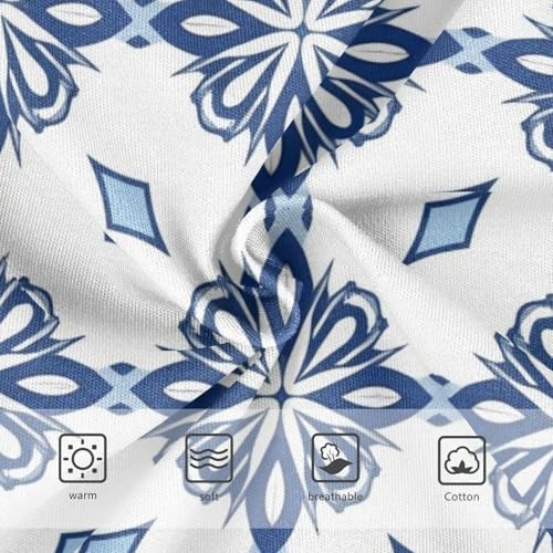 Cartoon Girls Underwear Toddlers 2t Cotton Little Girl Panties Mexican Graphic Blue Flowers Briefs Kids Undies3