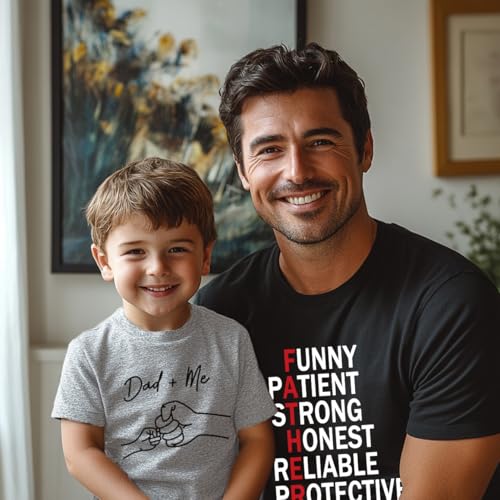 Image of Mrocioa for Dad from Daughter Son Daddy is My Hero Toddler Boy Girl Kids T-Shirt