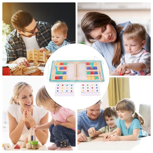 Puzzle éducatif en bois pour développer la logique à deux