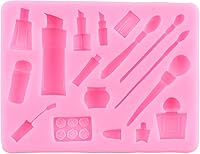 Vista 8 de ZiXiang Herramientas de maquillaje Moldes de silicona para lápiz labial, botella de perfume, molde para fondant, esmalte de uñas, moldes de brochas