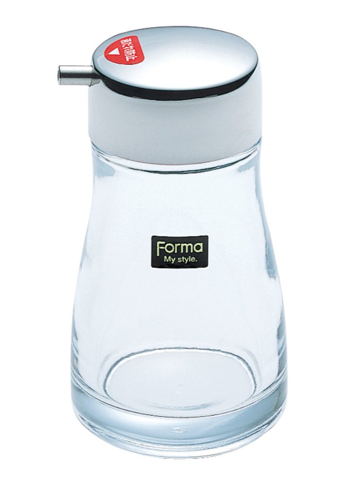 Forma Glass Soy Sauce Dish with Stainless Lid