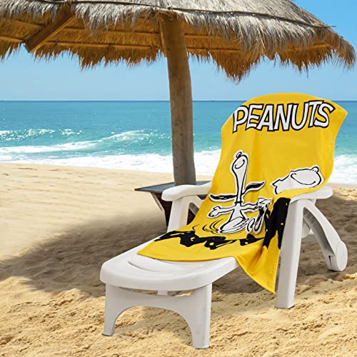 Northwest Beach Towel, 30" X 60", Peanuts Charlie Brown Stripe #TOP5