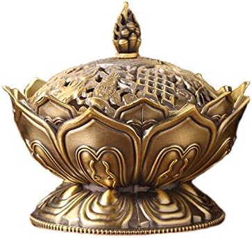 Soporte para palo de incienso de aleación de cobre, soporte para quemador de incienso para palos, conos, budismo para el hogar, budista,