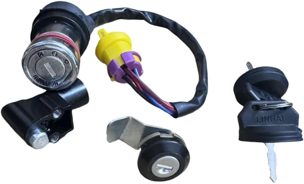 Lh Electric Door Lock Set Lock with Direction Column Lock Cuv Tool Lock For LH50DH part