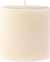 Vista 6 de Paquete de 12: 3.9 in; x 3.9 in; Vela de pilar de marfil Ashland®