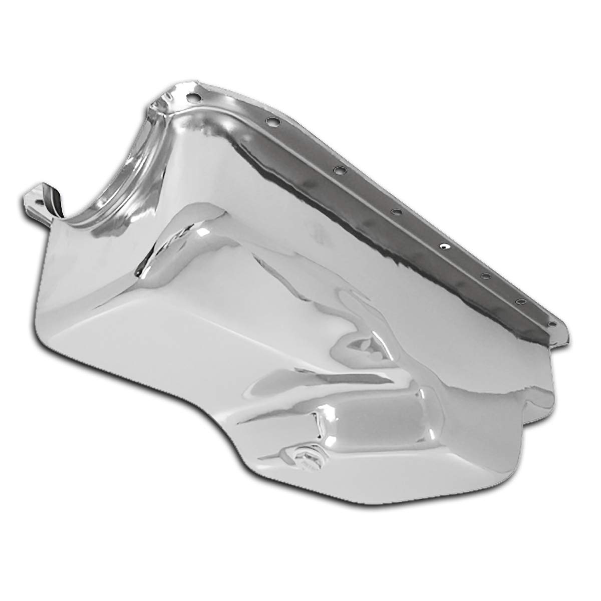Cobra Tek | Compatible/Replacement 1971-1980 Chrysler Mo par Small Block SB 360 Engine Oil Pan | Chrome.
