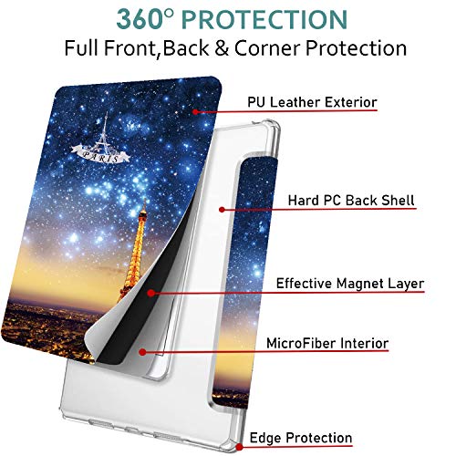Image of DuraSafe iPad Pro 12.9 inch 4th Generation Printed Cover A2229 MY2H2HN /A MY2J2HN /A A2069 MXAT2HN /A MXAV2HN /A MXAU2HN /A MXAW2HN /A A2233 MY3K2HN /A MY3J2HN /A MXFY2HN /A MXG12HN /A MXFX2HN /A - Paris Night