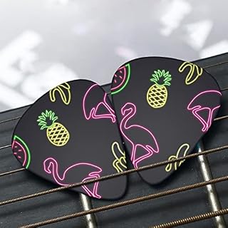 Ensemble de 12 médiators de guitare Pine Banana Flamingo pour guitare acoustique, guitare électrique, contrebasse… - Les Beatles, Paul McCartney, John Lennon, RIngo Starr, George Harrison Ensemble de 12 médiators de guitare Pine Banana Flamingo pour guitare acoustique, guitare électrique, contrebasse… – Image 7