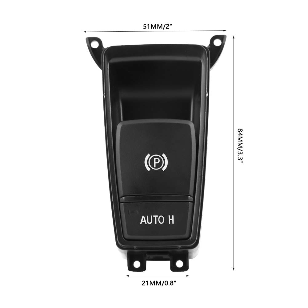 Yctze para freno de mano electrico para x5 Control de freno de estacionamiento, interruptor de control de freno de mano, botón ABS para E70 X5 E71 E72 X6 E71 61319148508
