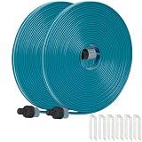 KOBAZ 15 m 2er Set Schlauchregner und Sprühschlauch 2-in...