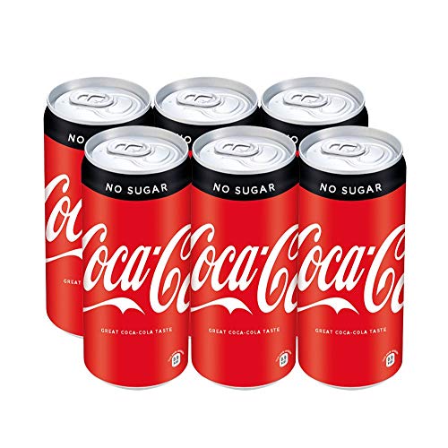 Image of Coca-Cola Coke Zero Can Pouch, 6 x 300 ml + Coca-Cola Diet Coke Can Pouch, 6 x 300