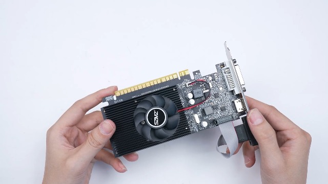 GT610 1GB DDR3 Grafische Kaart - PCIe X16 Met HDMI, VGA En DVI - Snelle Koeling