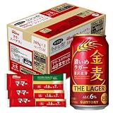 【10月より発泡酒の酒税が上がります】【景品付】金麦 ラガー 350ml 48本 [ マ・マー スパゲティ3袋付き ] [ サントリー ビール 新ジャンル 発泡酒 ]
