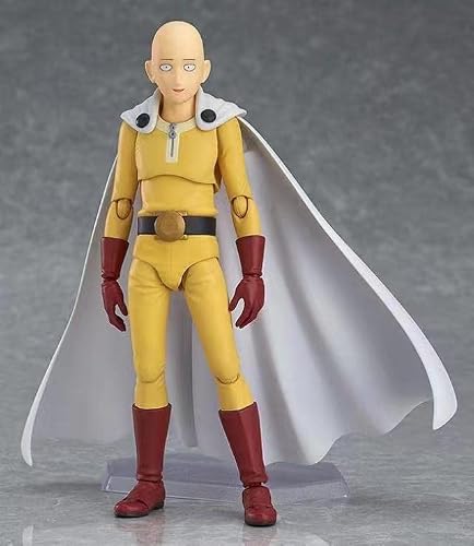 One Punch Man: Vikec 5.9”Saitama Action Figure Collectible Model Pvc Anime Figure Toys Gift, Multicolo #TOP3